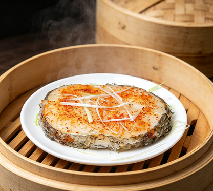 Steamed Cod Fillets with Chilli & Ginger