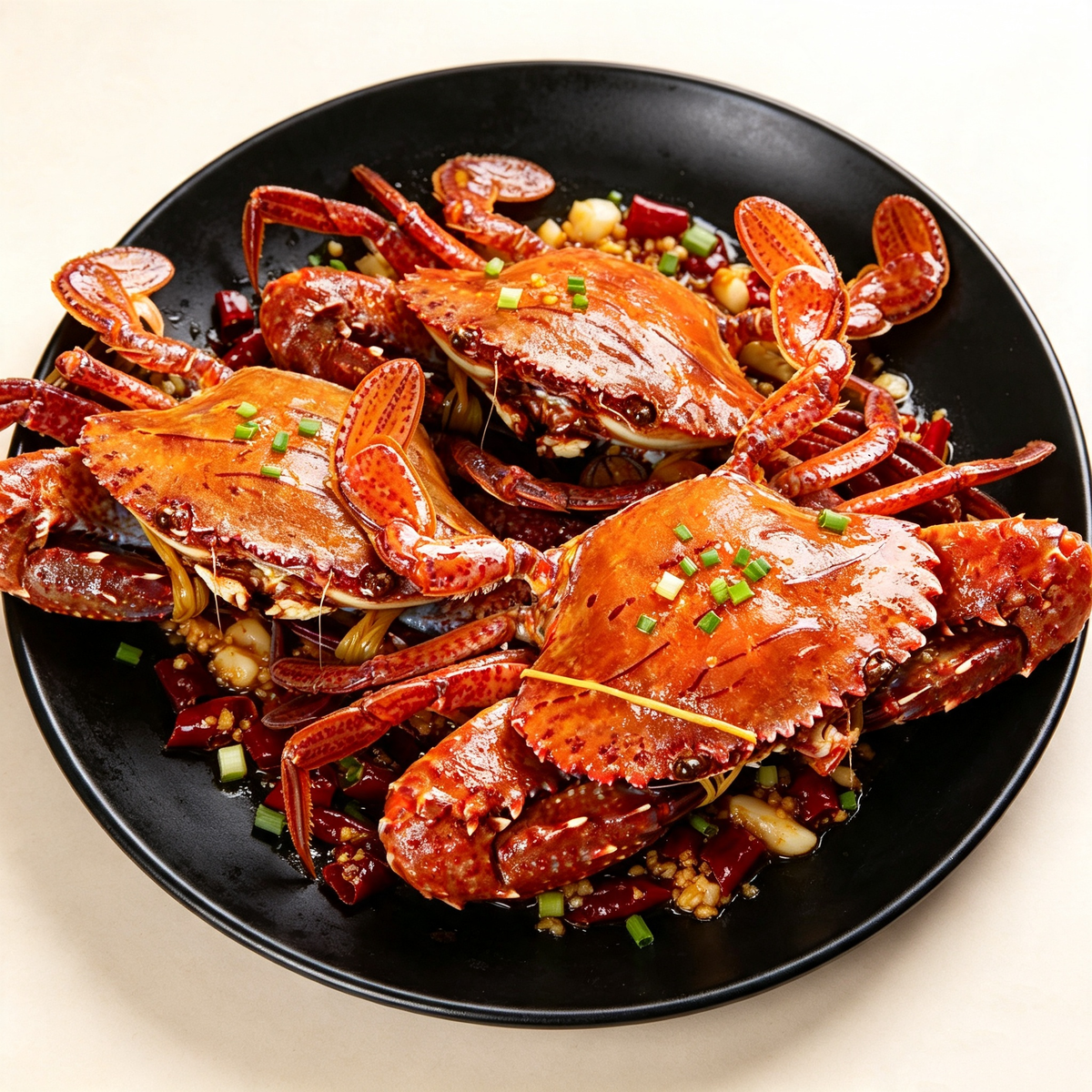 Fresh-Caught Whole Sea Crab - Ice-Preserved