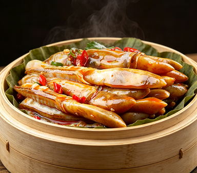 Tender Squid Strips in Mild Chilli Marinade